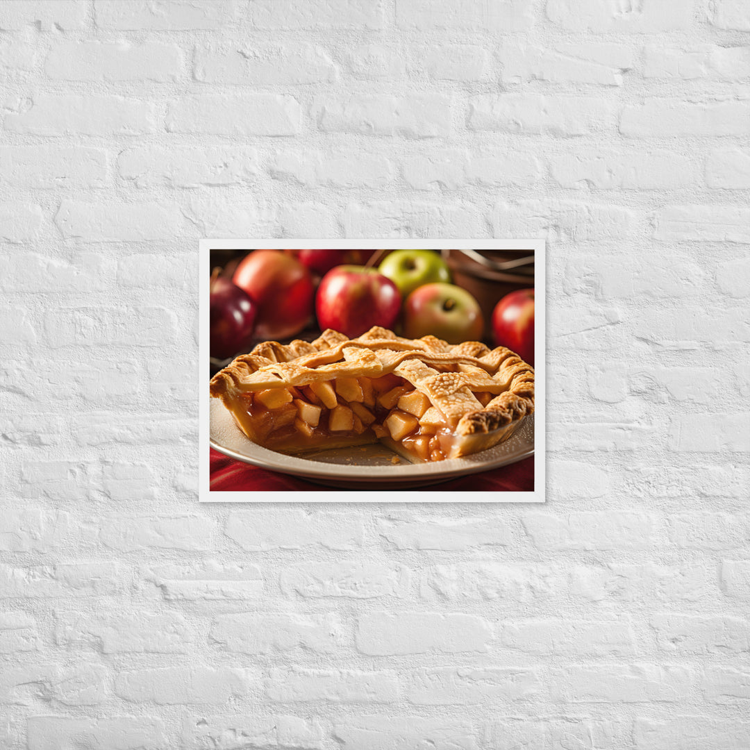 Apple Pie Framed poster 🤤 from Yumify.AI