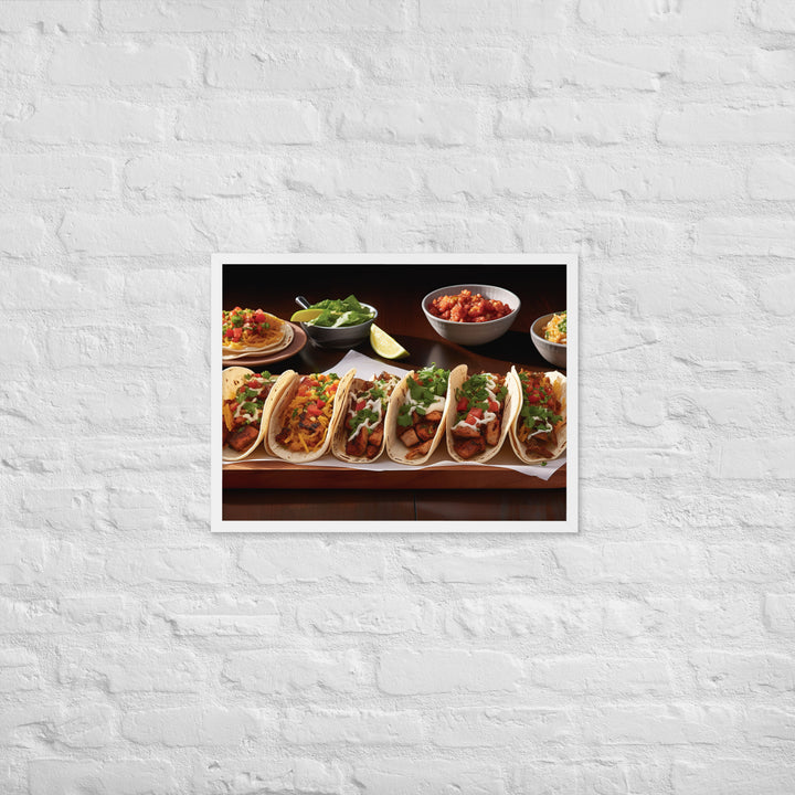 Tacos Framed poster 🤤 from Yumify.AI