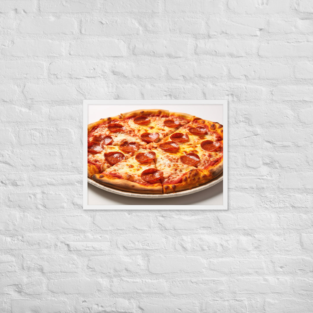 New York style Pizza Framed poster 🤤 from Yumify.AI