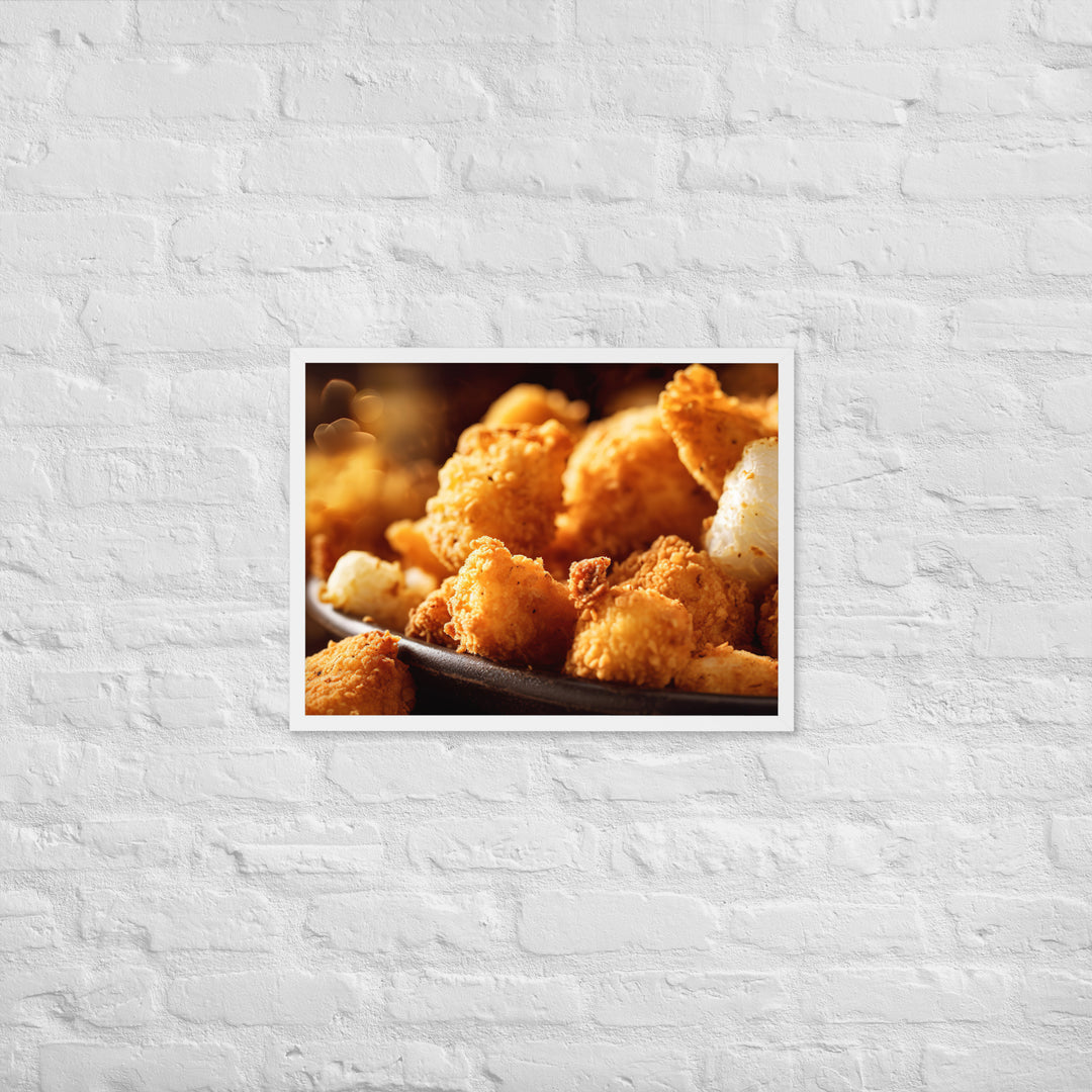 Popcorn Chicken Framed poster 🤤 from Yumify.AI