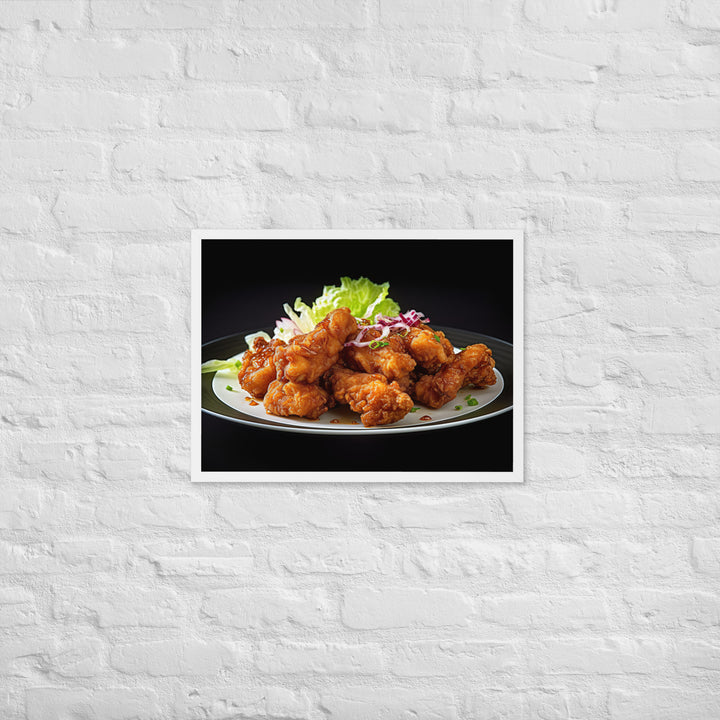 Japanese Karaage Framed poster 🤤 from Yumify.AI