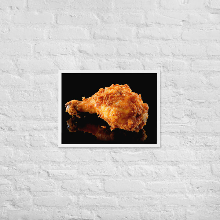 Buttermilk Fried Chicken Framed poster 🤤 from Yumify.AI