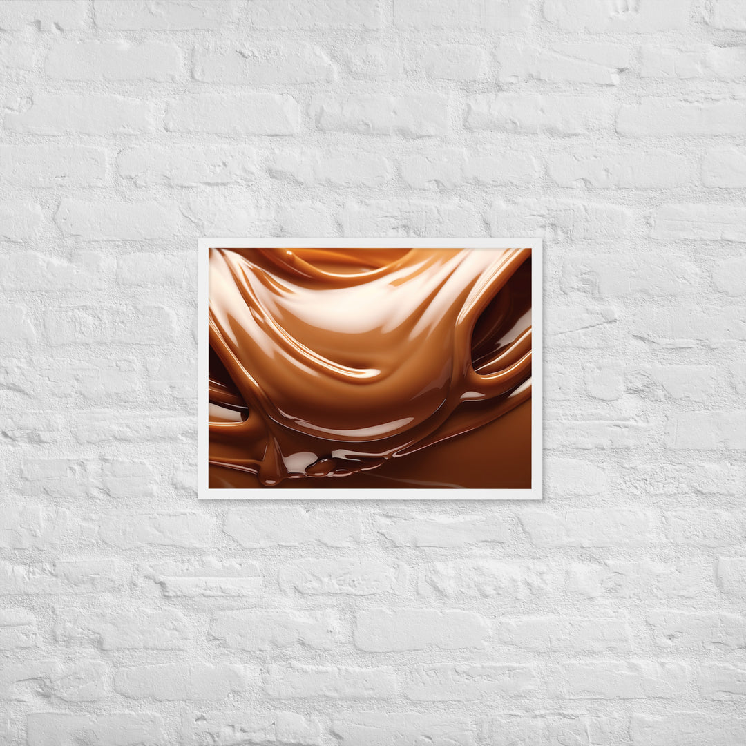 Milk Chocolate Framed poster 🤤 from Yumify.AI