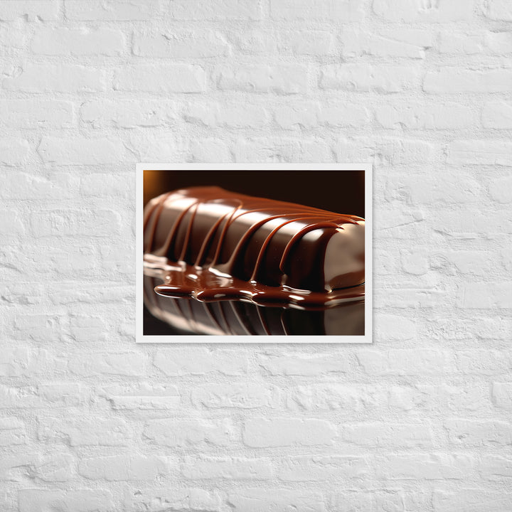 Chocolate Ganache Framed poster 🤤 from Yumify.AI