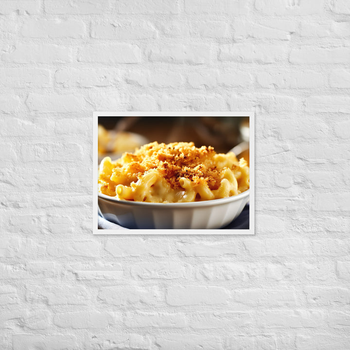 Macaroni and Cheese Framed poster 🤤 from Yumify.AI