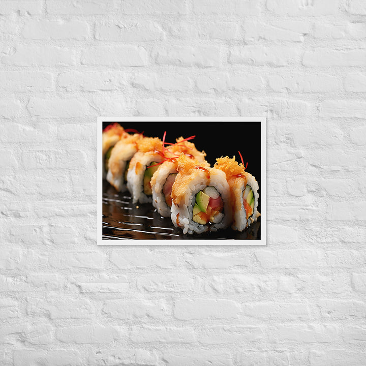 Tempura Roll Framed poster 🤤 from Yumify.AI