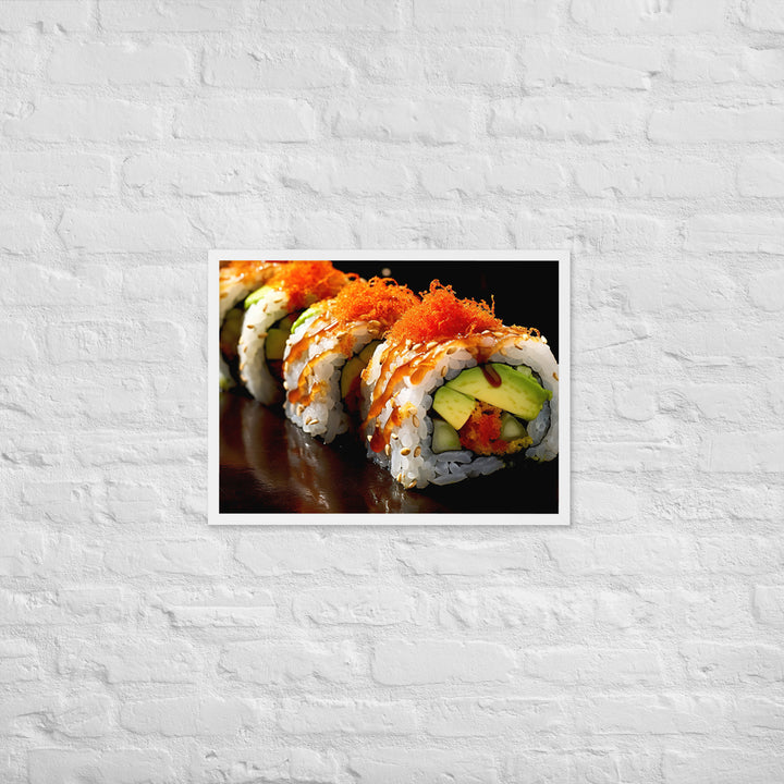 Spicy Tuna Roll Framed poster 🤤 from Yumify.AI