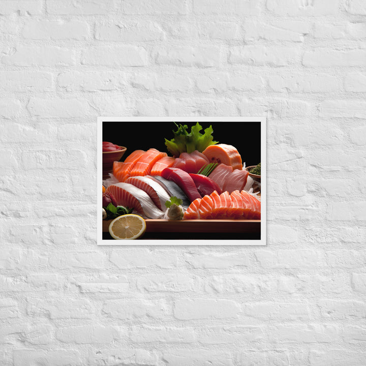 Sashimi Framed poster 🤤 from Yumify.AI