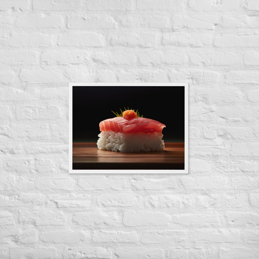 Nigiri Sushi Framed poster 🤤 from Yumify.AI