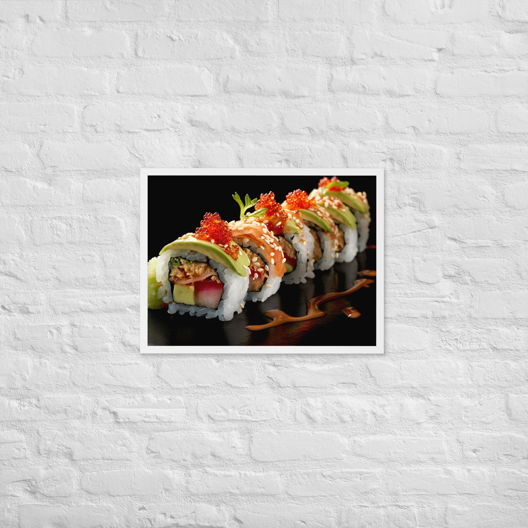 California Roll Framed poster 🤤 from Yumify.AI