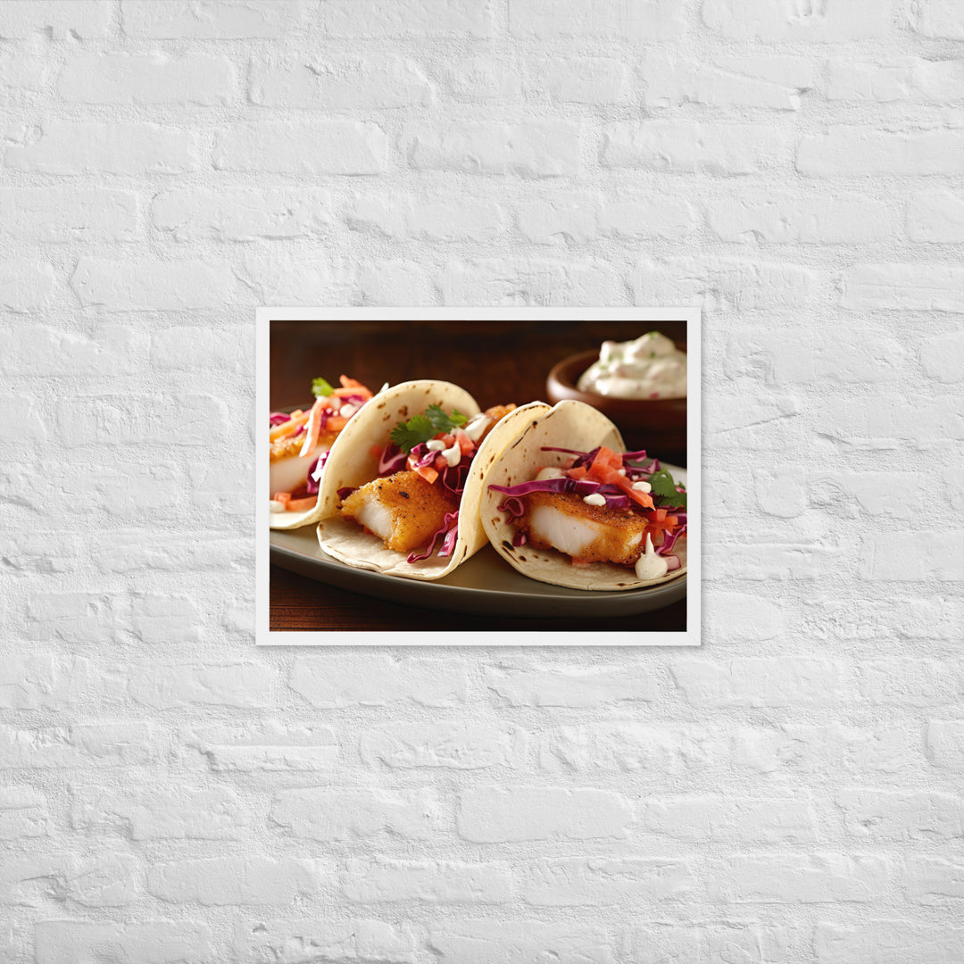 Fish Tacos Framed poster 🤤 from Yumify.AI