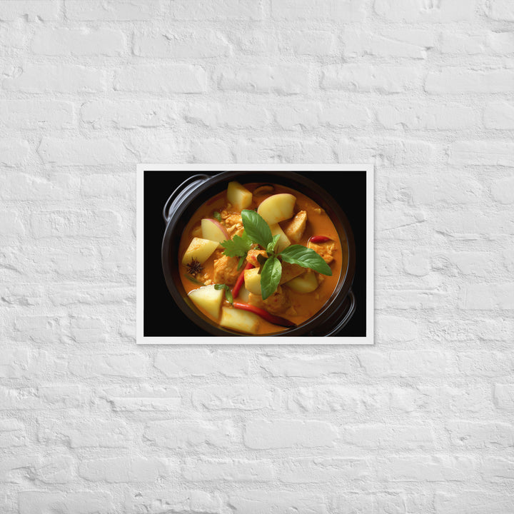 Massaman Curry Framed poster 🤤 from Yumify.AI