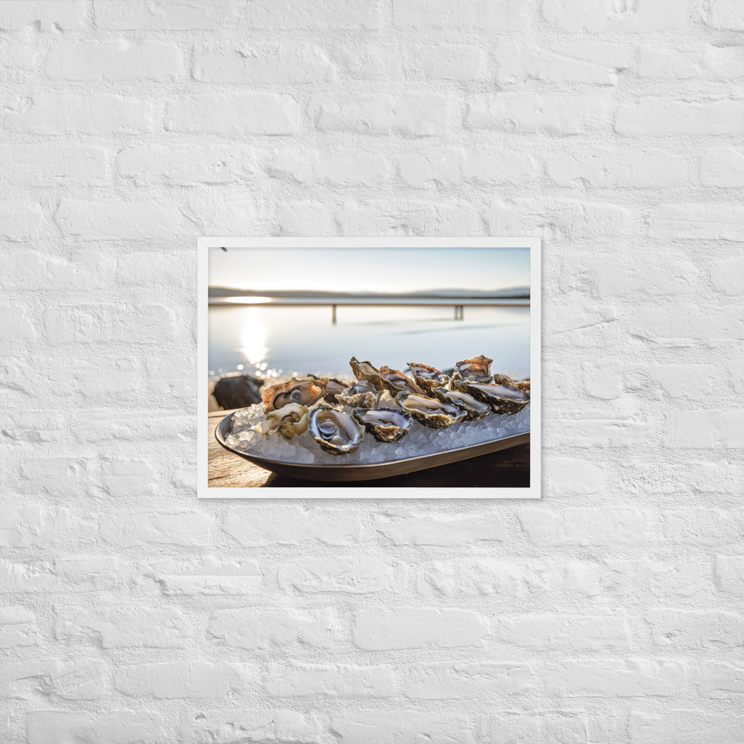 Coffin Bay Oyster Framed poster 🤤 from Yumify.AI