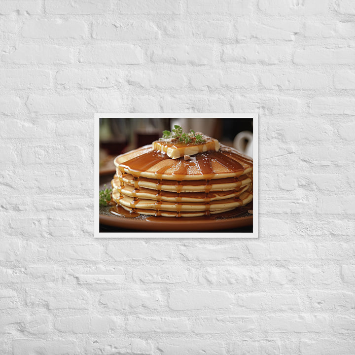 Cinnamon Pancakes Framed poster 🤤 from Yumify.AI