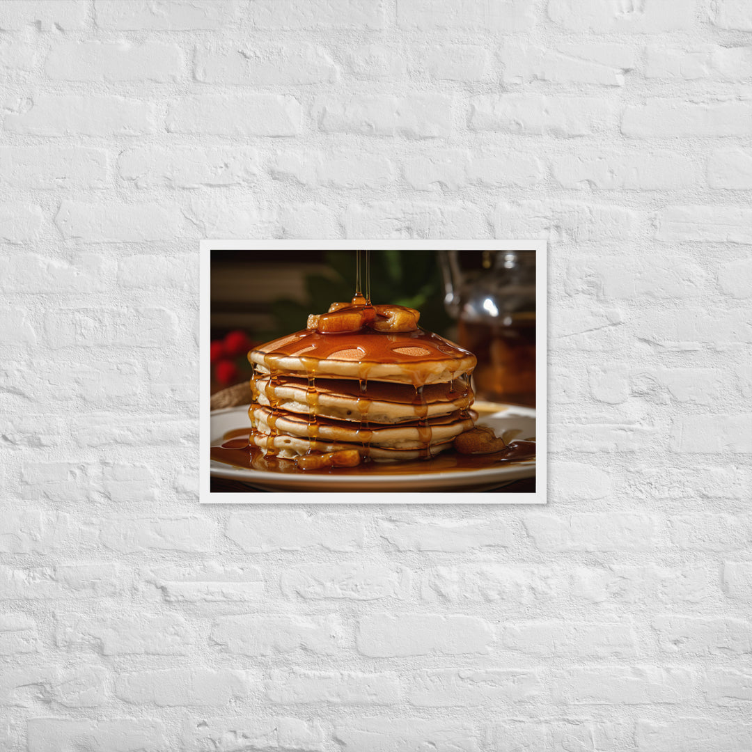 Cinnamon Pancakes Framed poster 🤤 from Yumify.AI