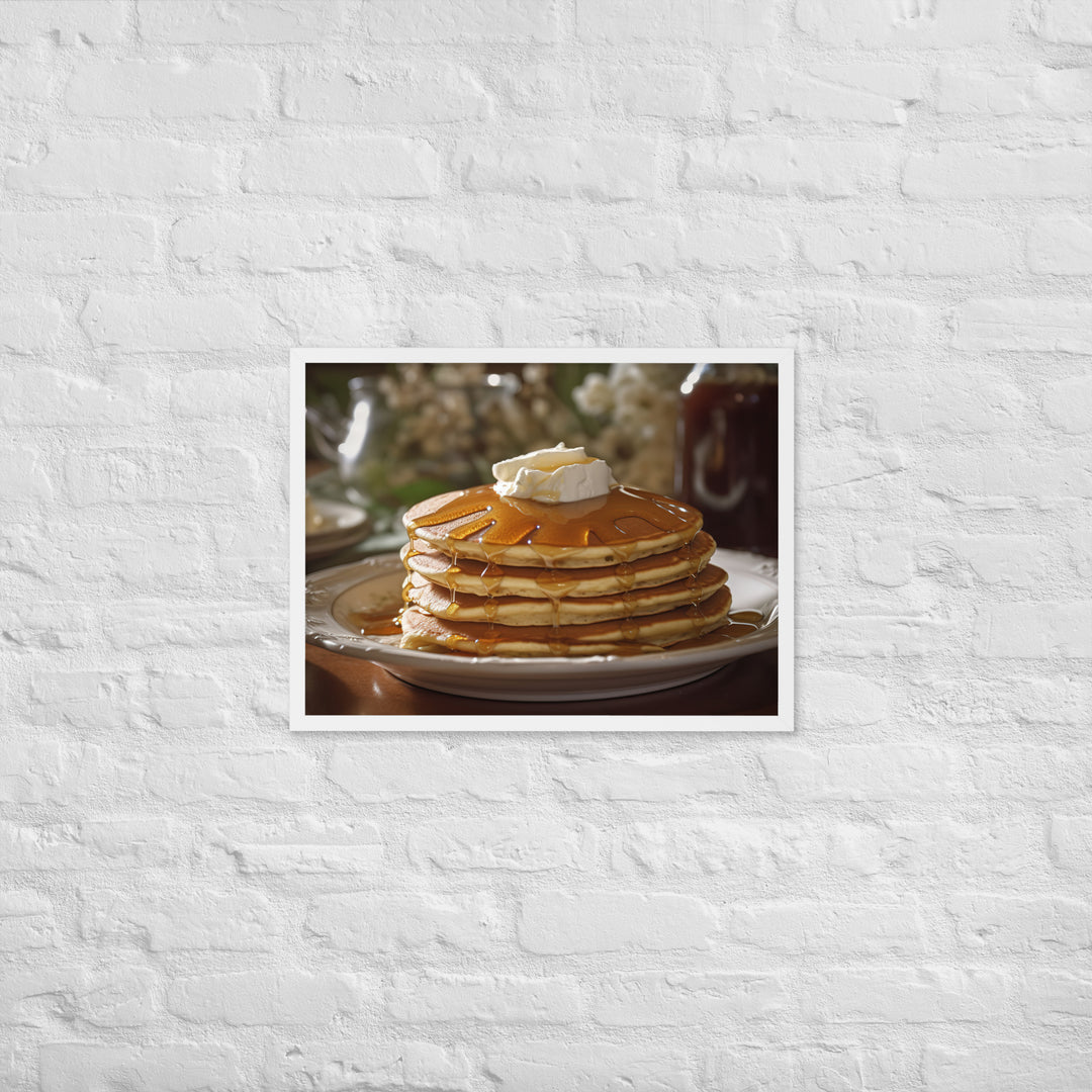 Buttermilk Pancakes Framed poster 🤤 from Yumify.AI