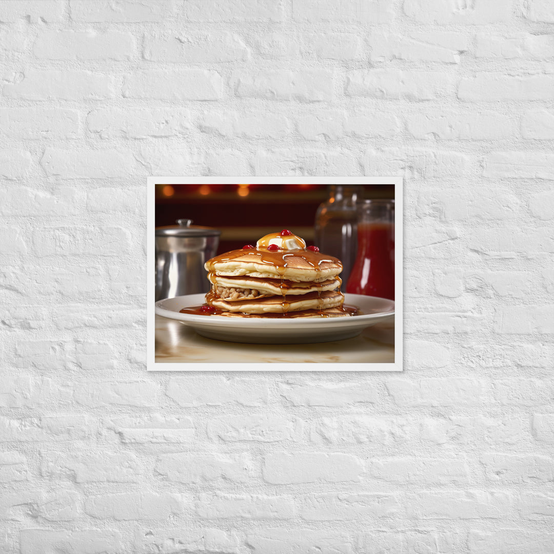 Buttermilk Pancakes Framed poster 🤤 from Yumify.AI