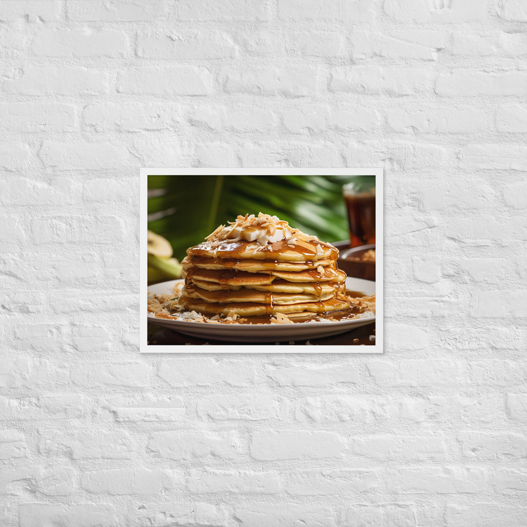 Banana Pancakes Framed poster 🤤 from Yumify.AI