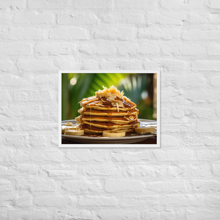 Banana Pancakes Framed poster 🤤 from Yumify.AI