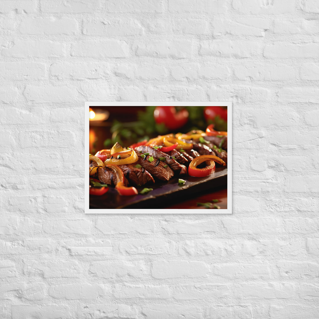 Skirt Steak Framed poster 🤤 from Yumify.AI