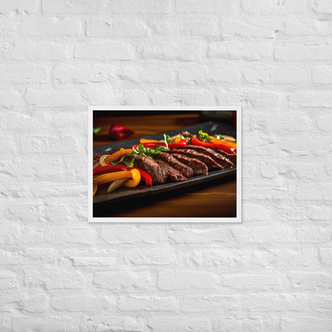 Skirt Steak Framed poster 🤤 from Yumify.AI