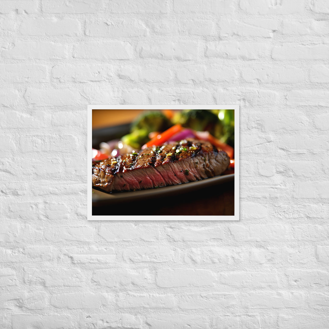 Sirloin Steak Framed poster 🤤 from Yumify.AI