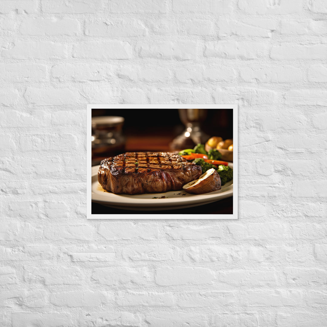 Ribeye Steak Framed poster 🤤 from Yumify.AI