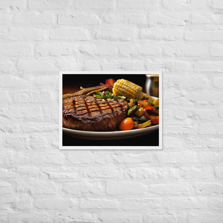 Ribeye Steak Framed poster 🤤 from Yumify.AI