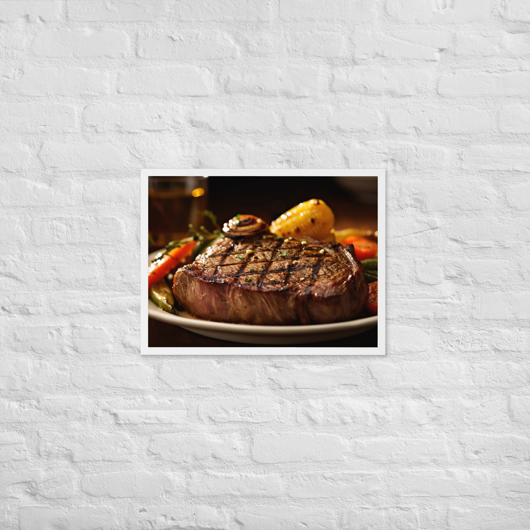 Ribeye Steak Framed poster 🤤 from Yumify.AI