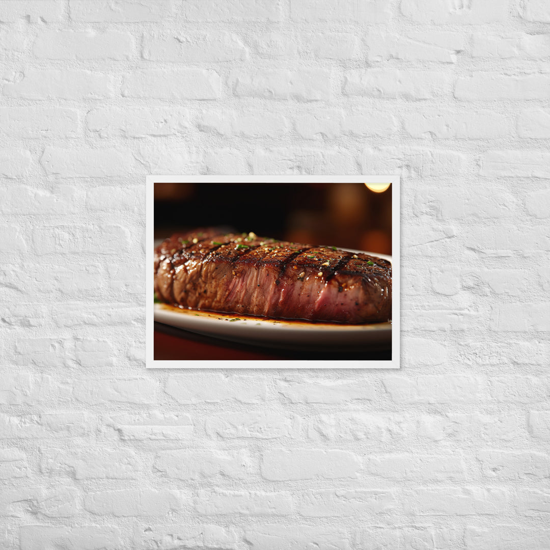 New York Strip Steak Framed poster 🤤 from Yumify.AI