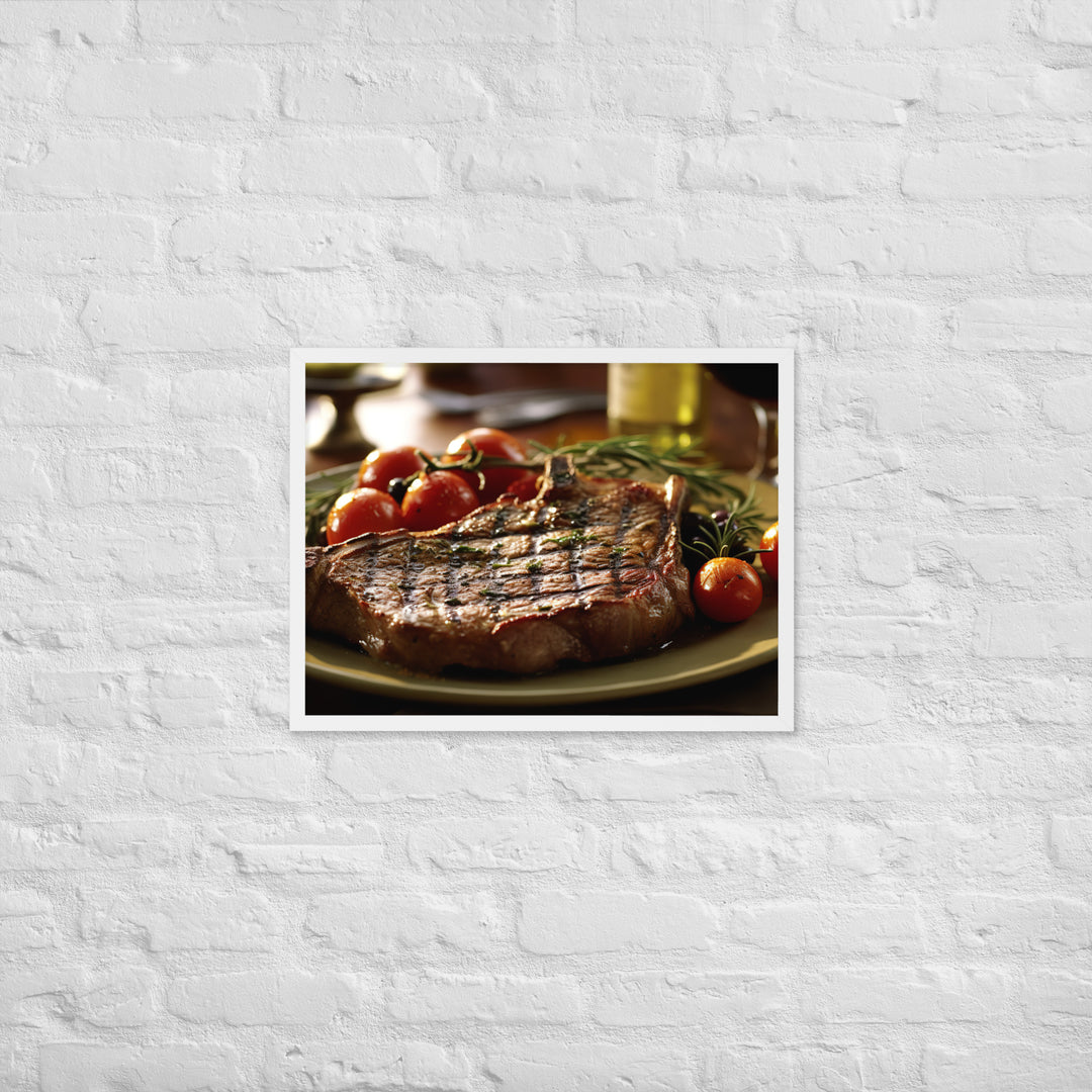 Italian Bistecca alla Fiorentina Framed poster 🤤 from Yumify.AI