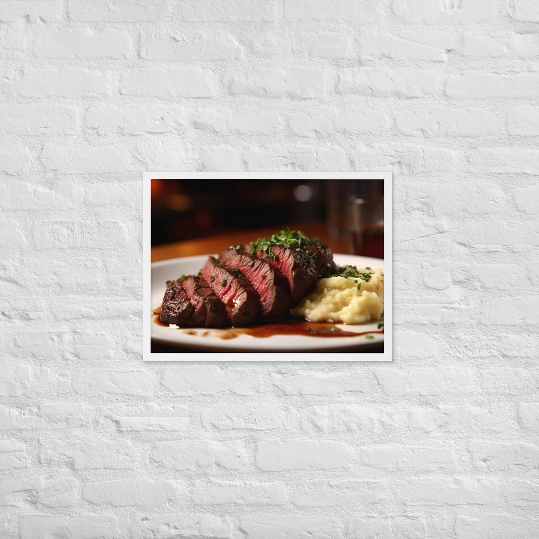 Hanger Steak Framed poster 🤤 from Yumify.AI