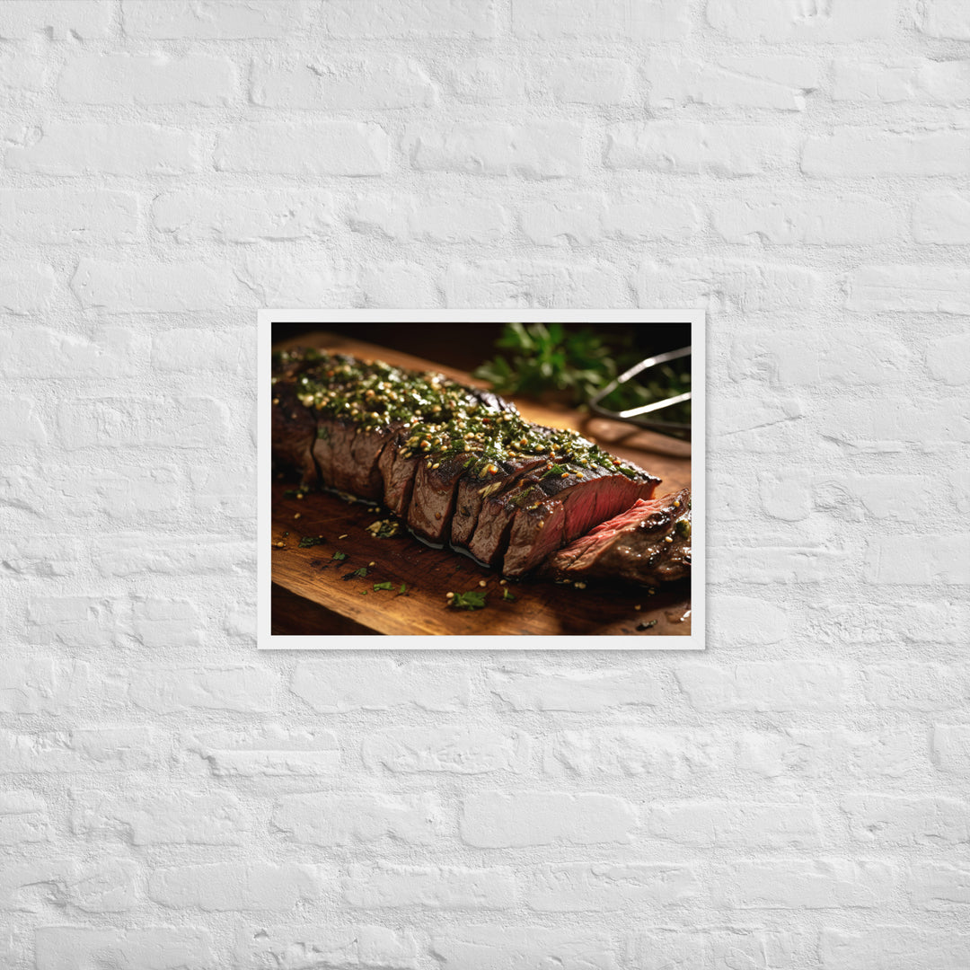 Flank Steak Framed poster 🤤 from Yumify.AI