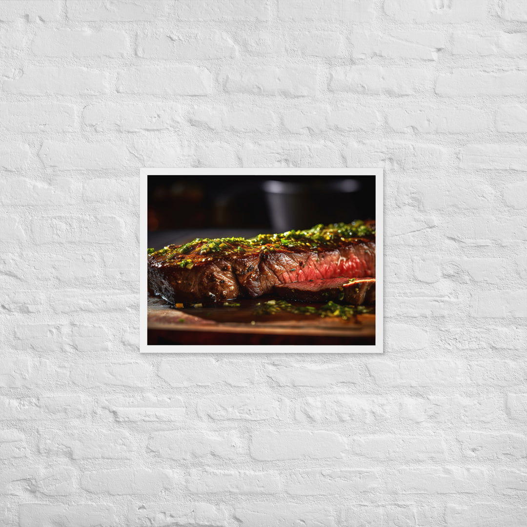 Flank Steak Framed poster 🤤 from Yumify.AI