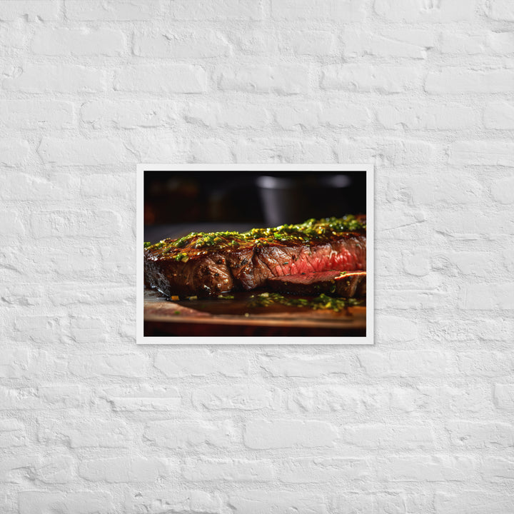 Flank Steak Framed poster 🤤 from Yumify.AI