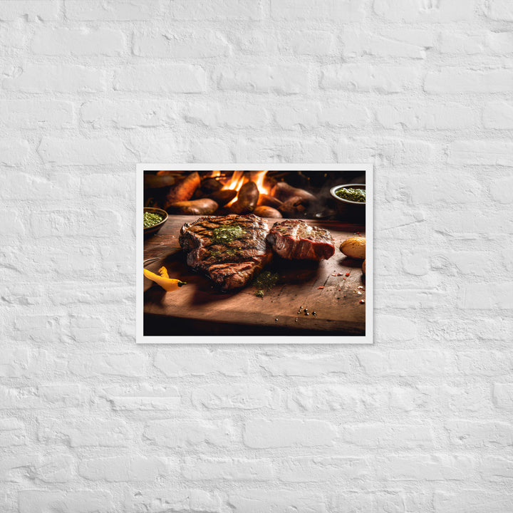 Argentinean Asado Framed poster 🤤 from Yumify.AI