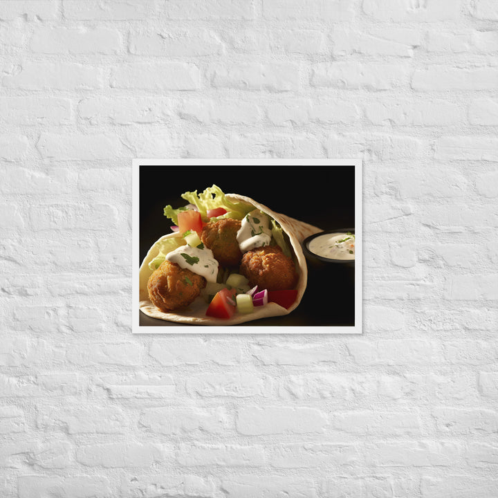 Classic Falafel Framed poster 🤤 from Yumify.AI