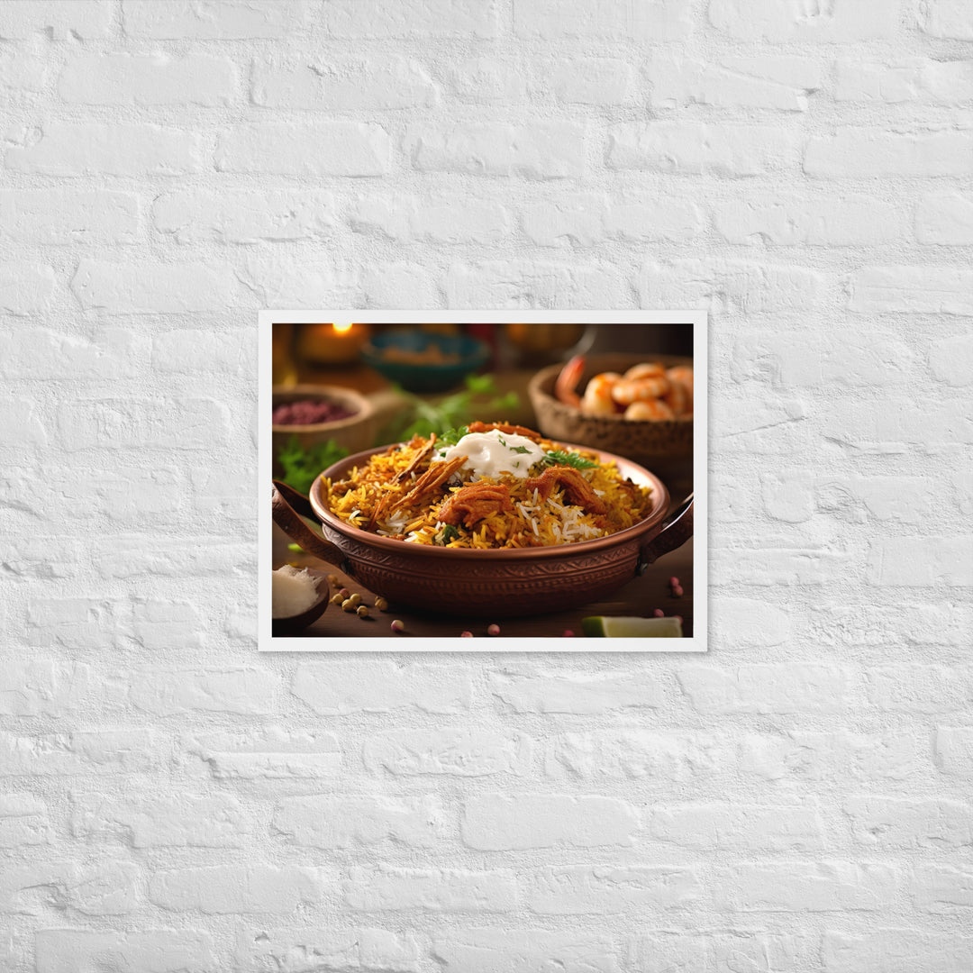 Malabar Biryani Framed poster 🤤 from Yumify.AI