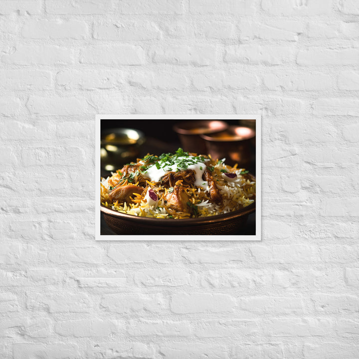 Lucknowi Biryani Framed poster 🤤 from Yumify.AI