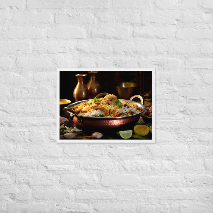 Hyderabadi Biryani Framed poster 🤤 from Yumify.AI