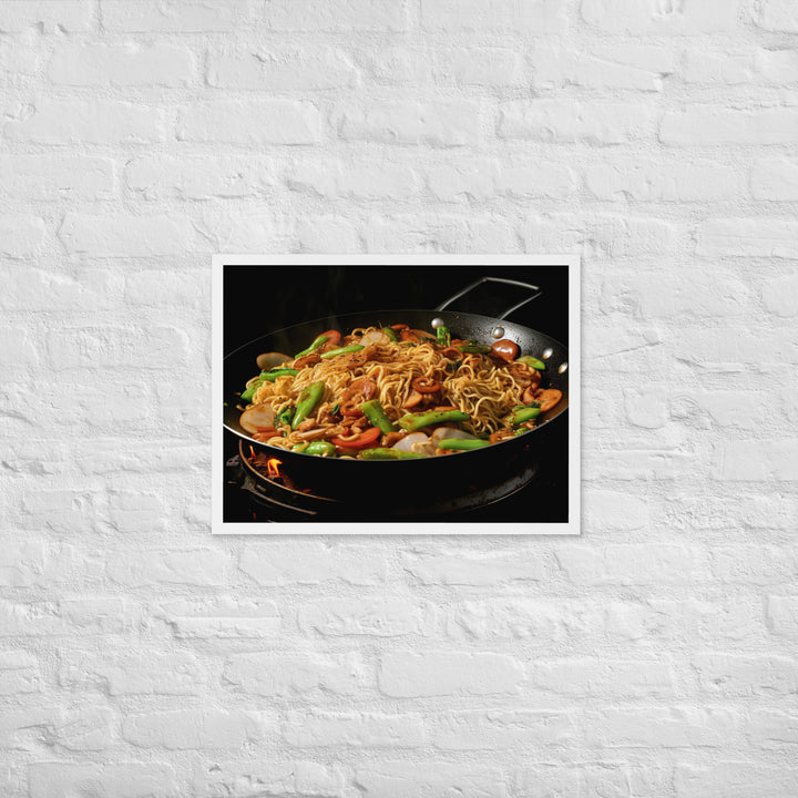 Yakisoba Ramen Framed poster 🤤 from Yumify.AI