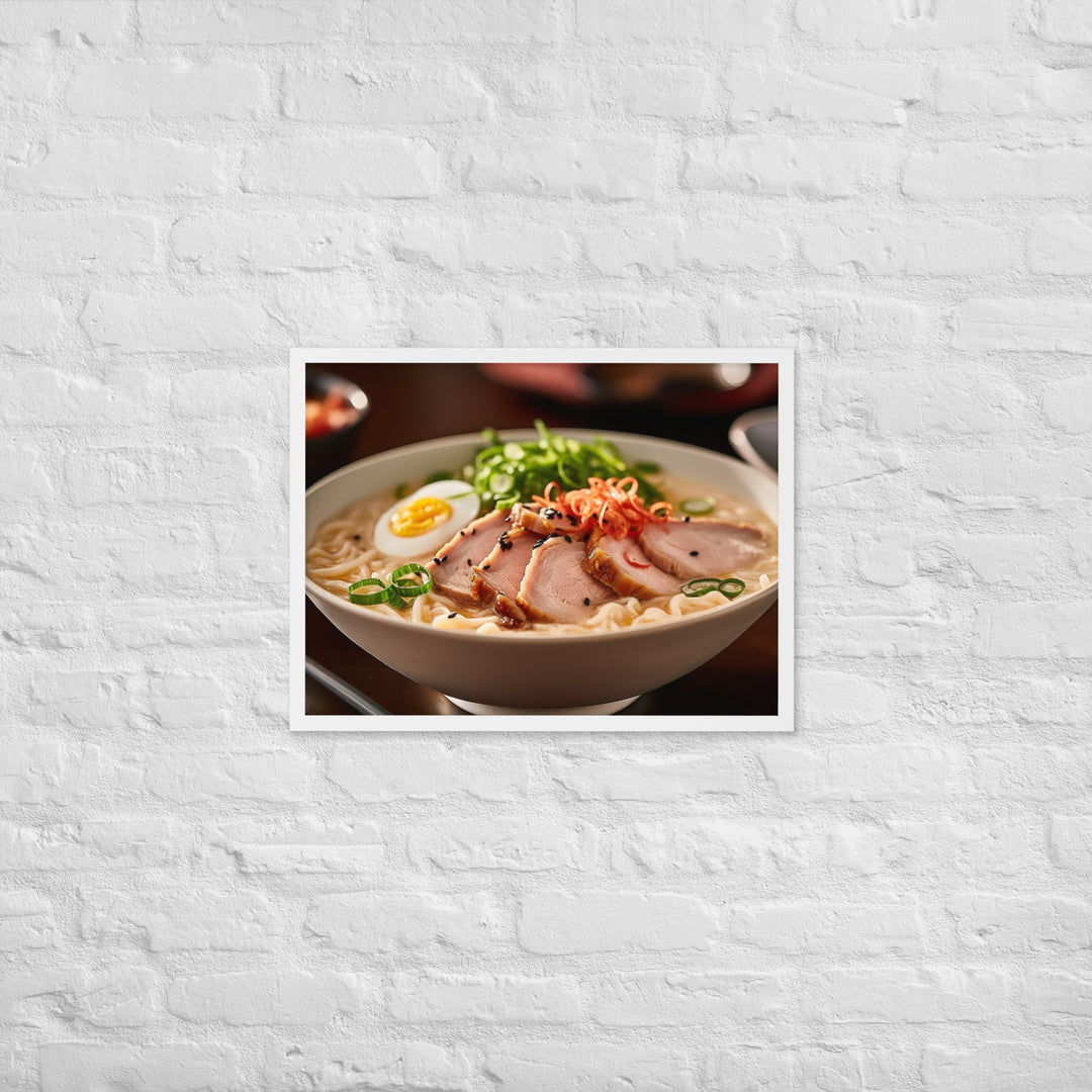 Tonkotsu Ramen Framed poster 🤤 from Yumify.AI