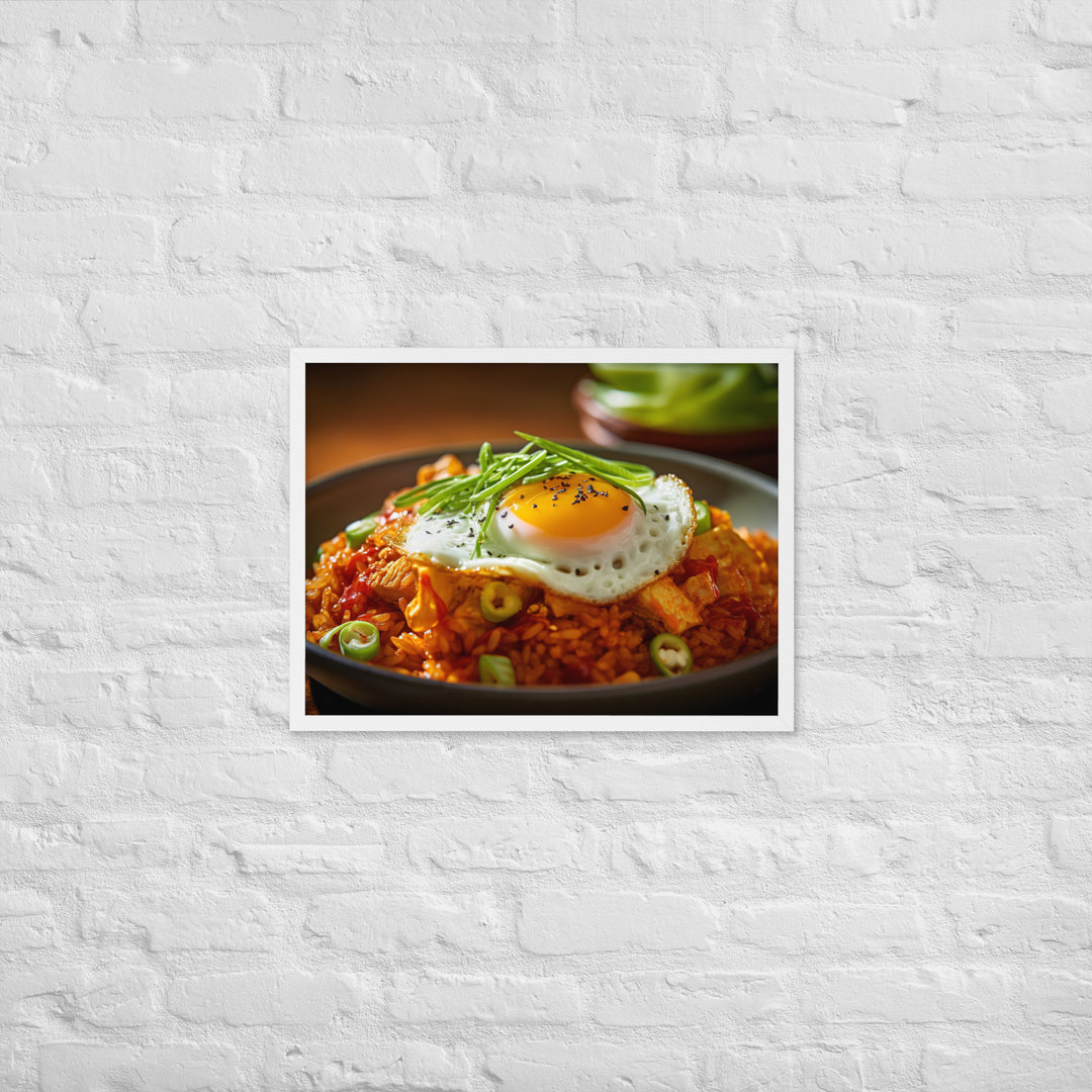 Kimchi Fried Rice Framed poster 🤤 from Yumify.AI