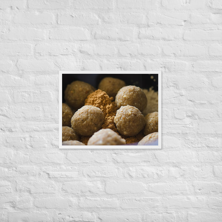 Traditional Falafel Recipe Framed poster 🤤 from Yumify.AI