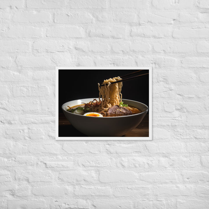 Beef Ramen Framed poster 🤤 from Yumify.AI