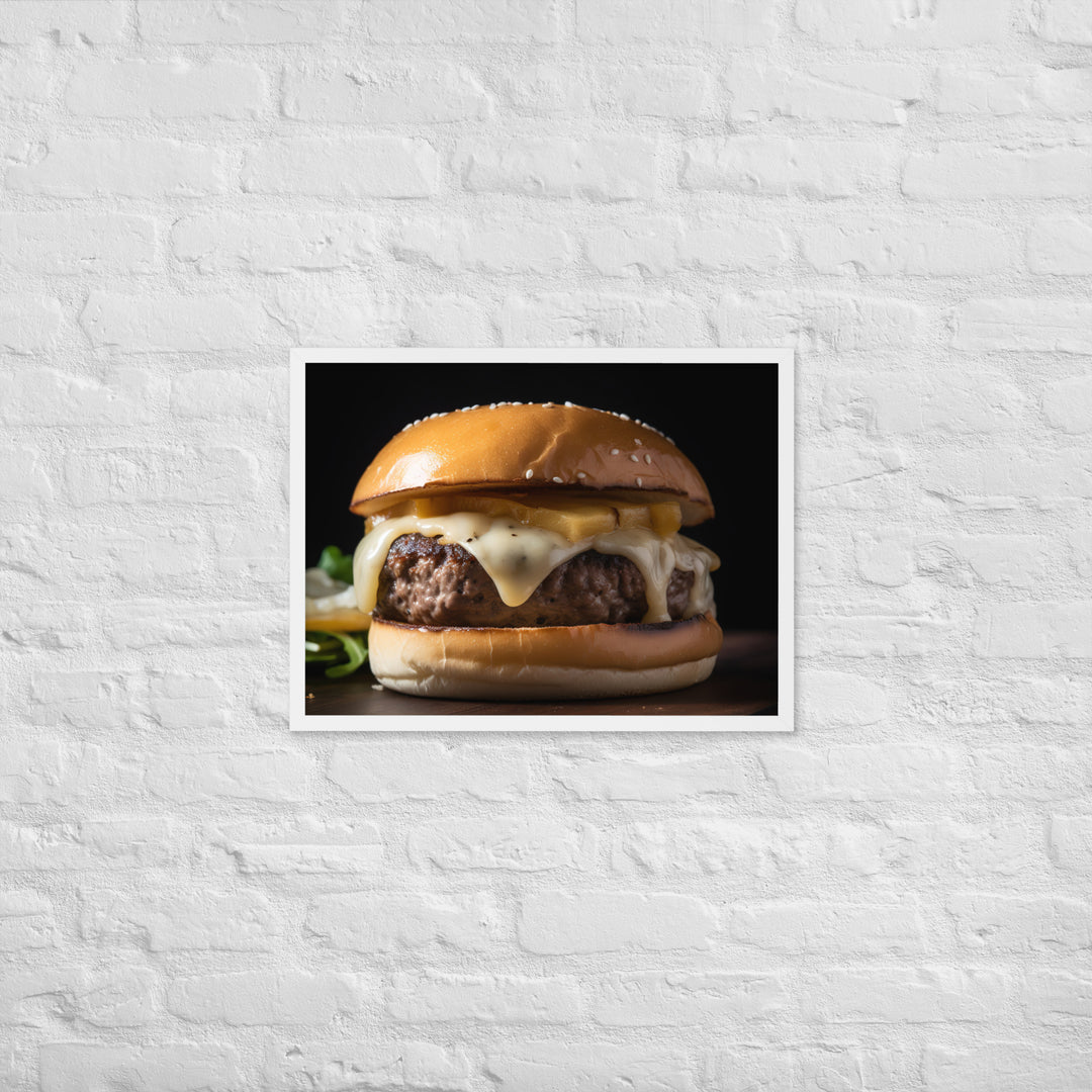 Gourmet Burgers Framed poster 🤤 from Yumify.AI