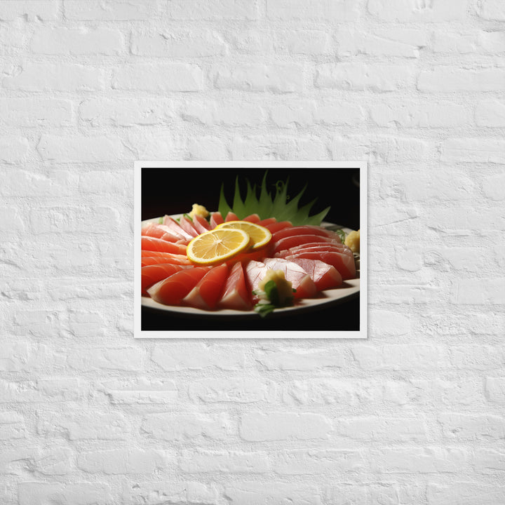 Sashimi Framed poster 🤤 from Yumify.AI