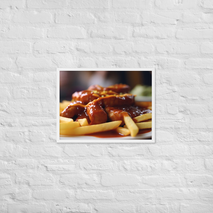 Currywurst Framed poster 🤤 from Yumify.AI