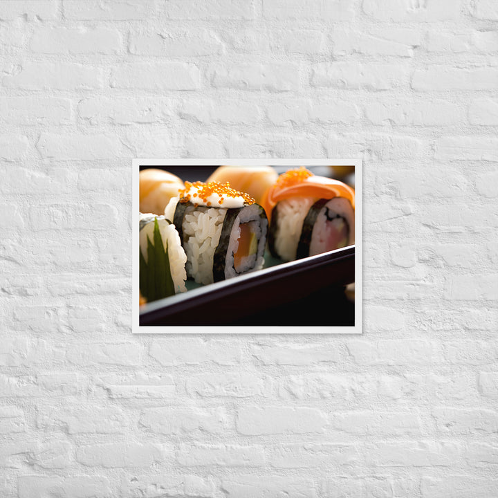 Sushi Framed poster 🤤 from Yumify.AI