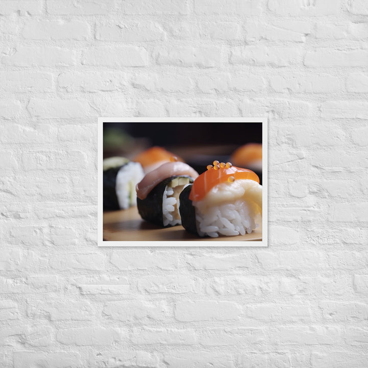 Sushi Framed poster 🤤 from Yumify.AI